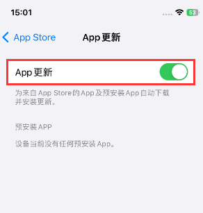 坦洲镇苹果15维修中心如何让iPhone15APP自动更新